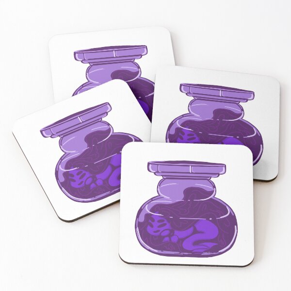 Item preview, Purple ink girl in bottle designed and sold by TealLeaf.