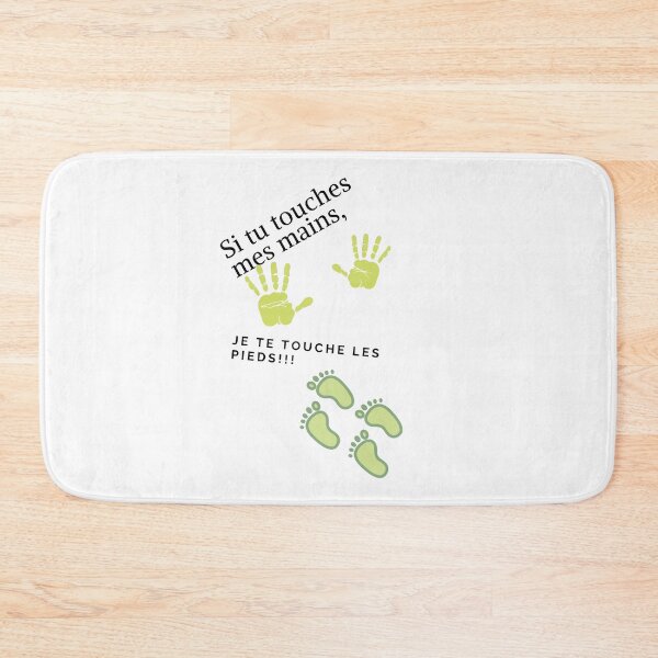 Item preview, If you touch my hands, I'll touch your feet. designed and sold by ZAMSHOP972.