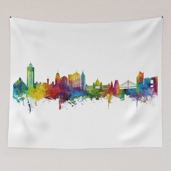 Item preview, Bengaluru Skyline India Bangalore designed and sold by ArtPrints.