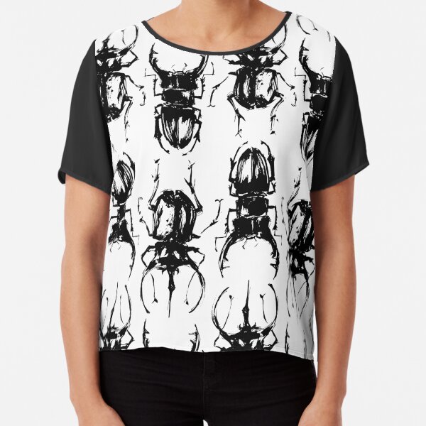 Beetles Chiffon Top
