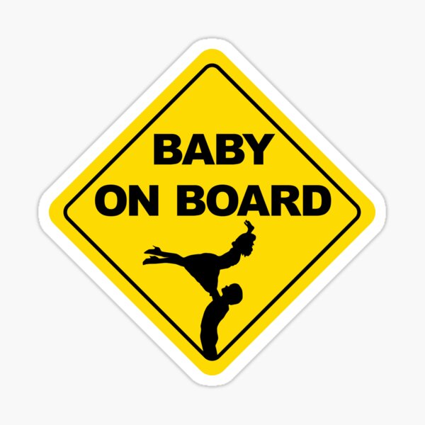 Item preview, Dirty Dancing Baby on Board designed and sold by Lazer100.