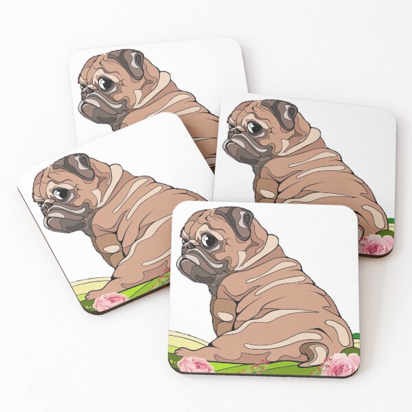 Item preview, Pug in Posies  designed and sold by boojun.