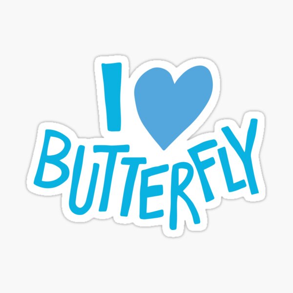 Artikel-Vorschau von Ich Herz Schmetterling Schwimmen, designt und verkauft von DavidAlan.