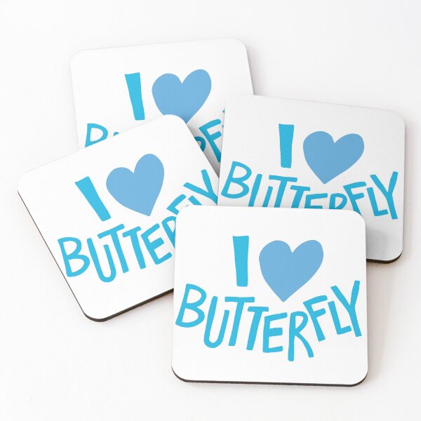Item preview, I Heart Butterfly Swimming designed and sold by DavidAlan.