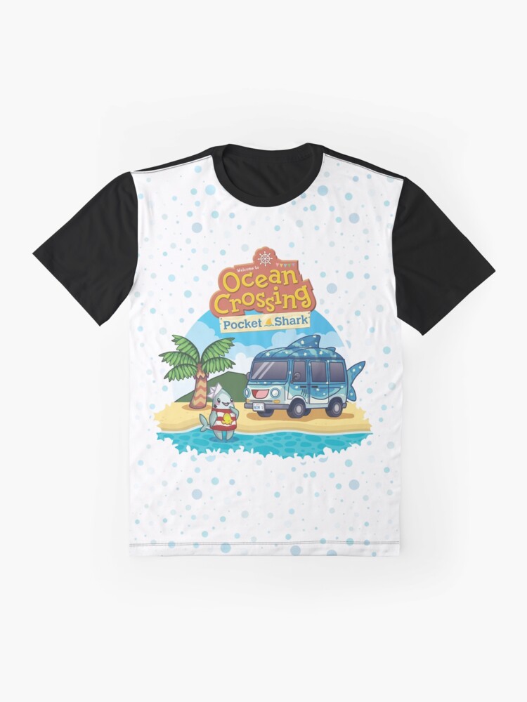 Alternate view of Ocean Crossing // Pocket Shark Graphic T-Shirt