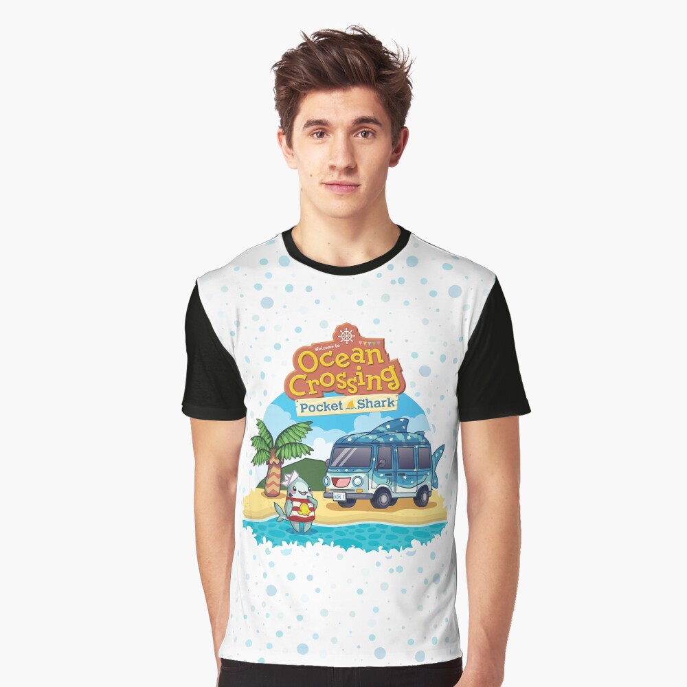 Ocean Crossing // Pocket Shark Graphic T-Shirt