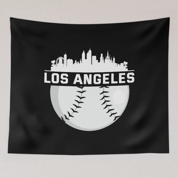 Item preview, Los Angeles City Skyline Baseball Fan Designed designed and sold by tshirtexpressiv.