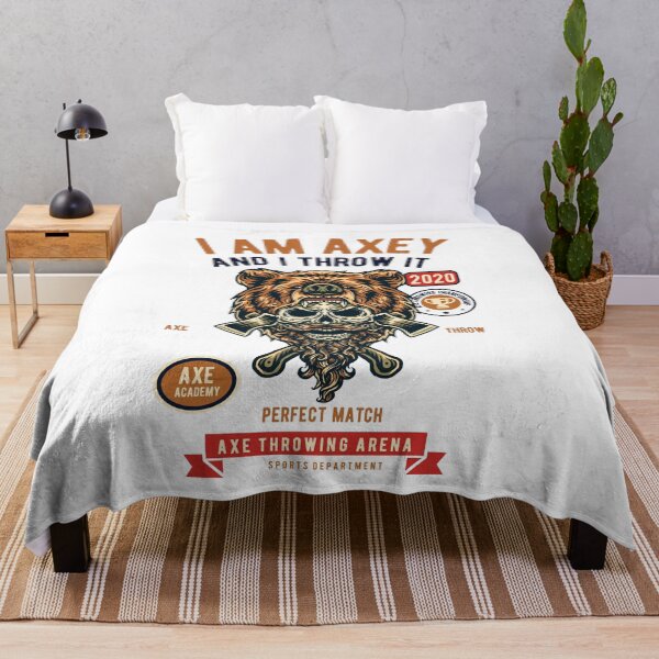 Item preview, Axe Throwing I Am Axey And I Throw It Light designed and sold by funnierthanthou.
