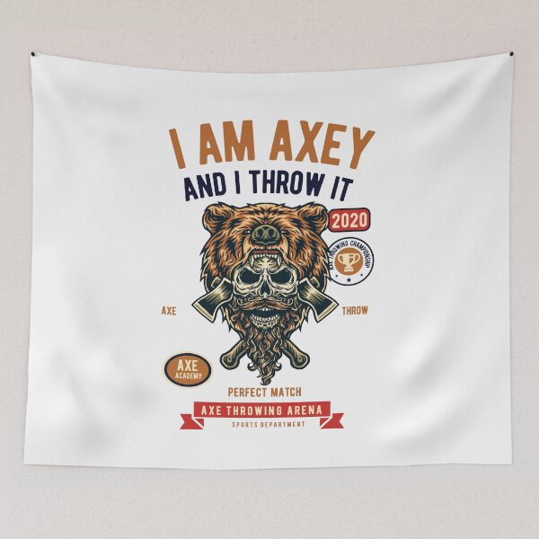 Item preview, Axe Throwing I Am Axey And I Throw It Light designed and sold by funnierthanthou.