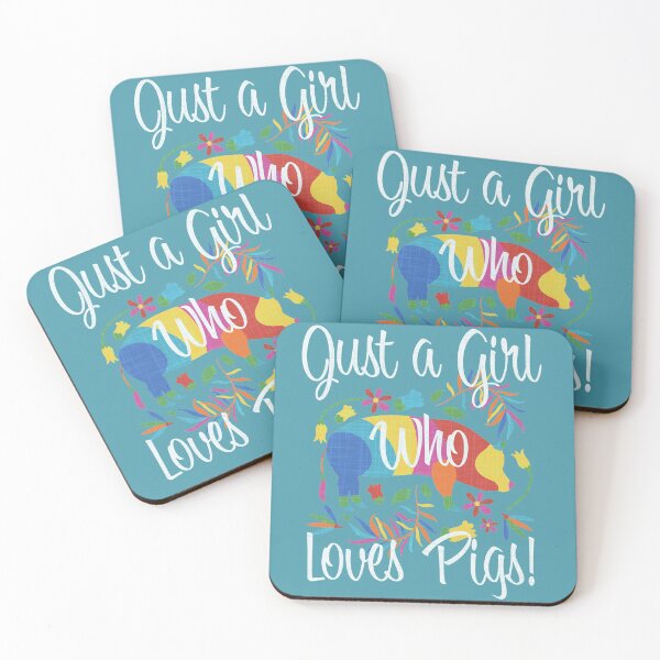 Item preview, Just a Girl who Loves Pigs designed and sold by YELLOWCITY806.