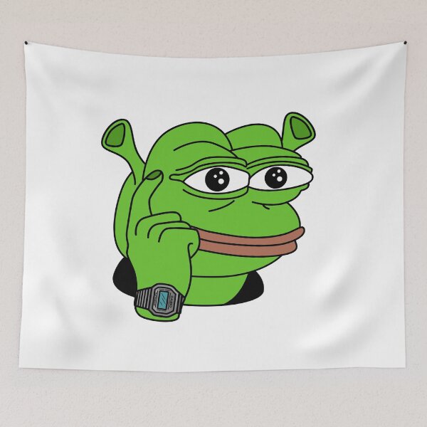 Item preview, Roll Safe Shrek Pepe designed and sold by IceyDel.