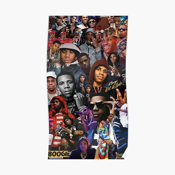 A Boogie Wit Da Hoodie Collage Poster