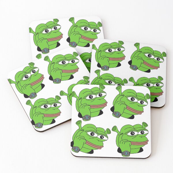 Item preview, Roll Safe Shrek Pepe Pattern designed and sold by IceyDel.
