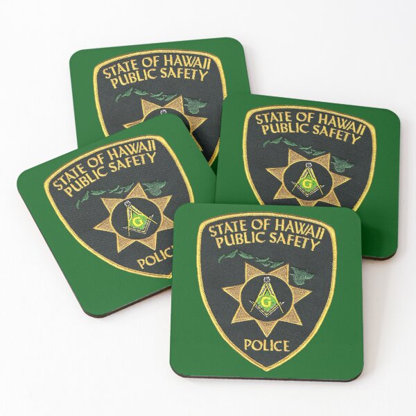 Item preview, Hawaii Masonic Police designed and sold by Lawrence Baird.