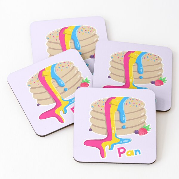 Aperçu de l'œuvre Pansexual pride flag pancakes créée et vendue par LuminousSky.