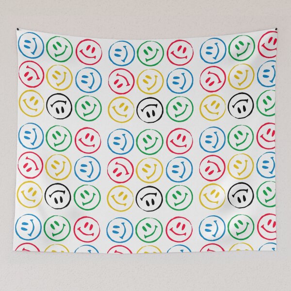 Item preview, Coloured Smiley Face Pattern designed and sold by IceyDel.