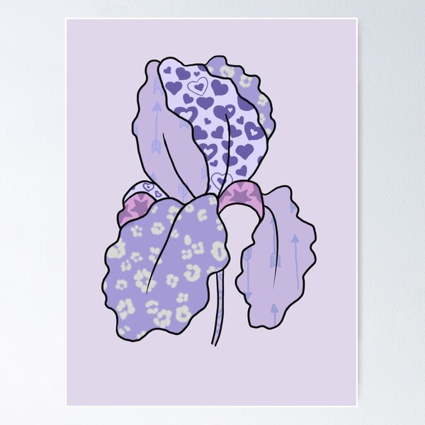 Item preview, colorful iris designed and sold by Blumchen.