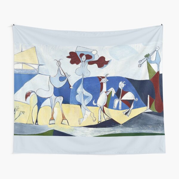 Pablo Picasso Joy of Life (Joie De Vivire) 1946 Artwork Tapestry