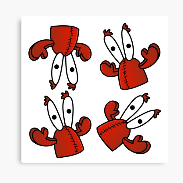 Artikel-Vorschau von Mr Krabs Finger Puppet Pattern, designt und verkauft von IceyDel.