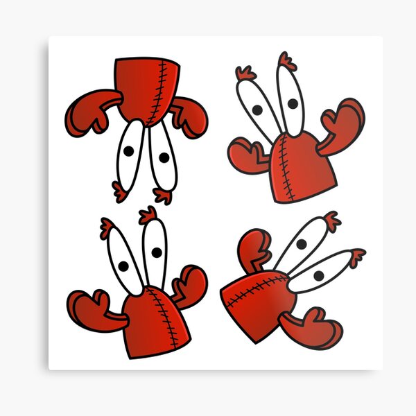 Artikel-Vorschau von Mr Krabs Finger Puppet Pattern, designt und verkauft von IceyDel.