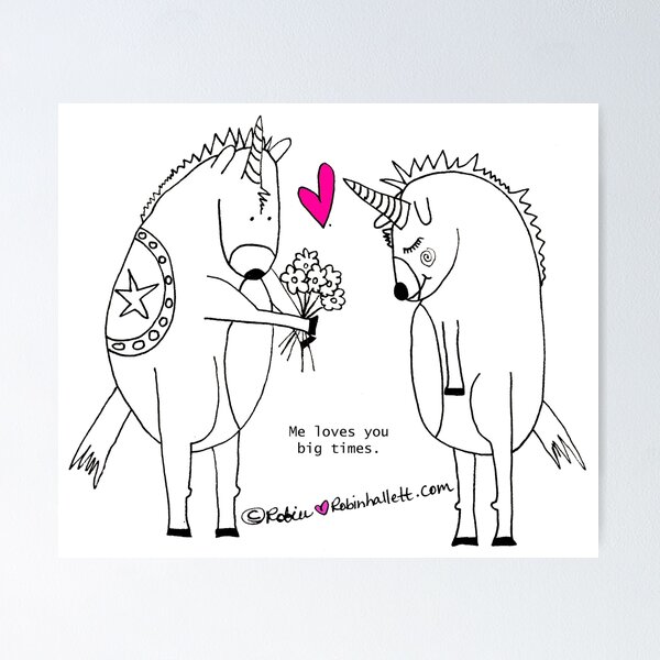 Unicorns in Love Poster