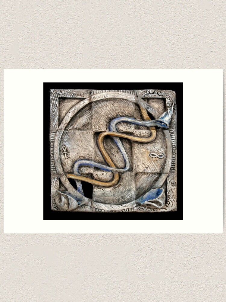 Alternate view of Spiral two: evolving currents Art Print
