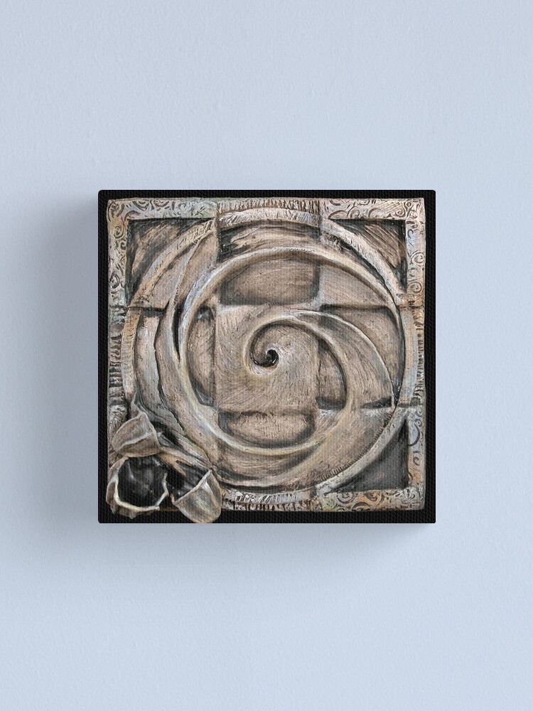 Alternate view of Spiral one: unified source Canvas Print