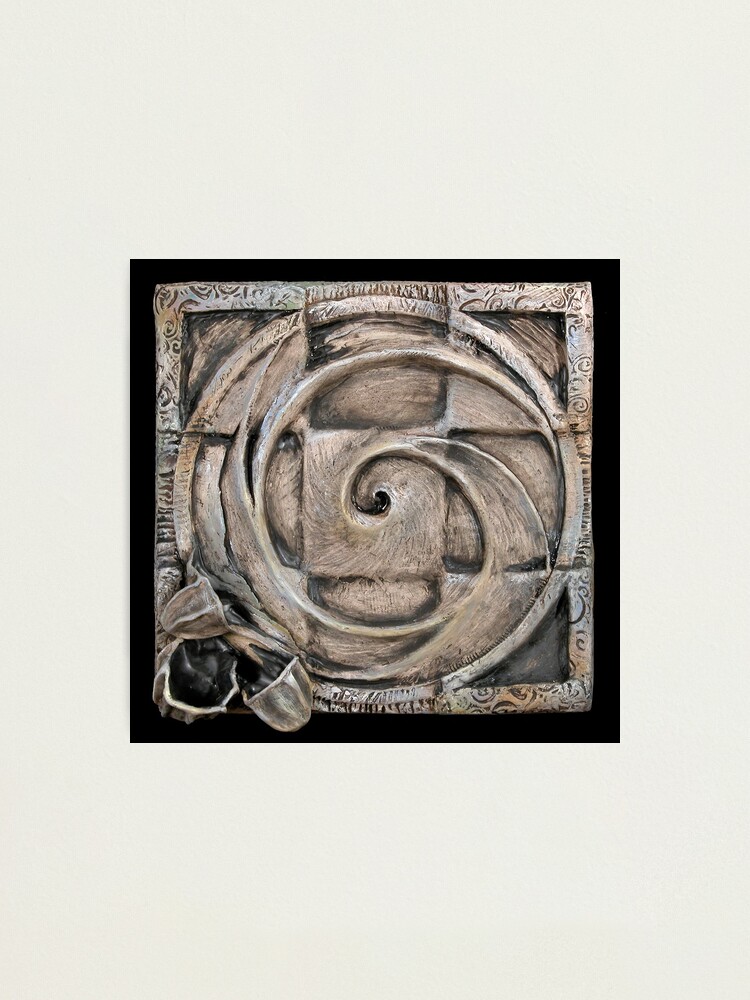 Alternate view of Spiral one: unified source Photographic Print