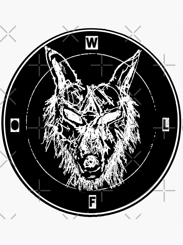 "Sigil of the White Wolf ™" Sticker for Sale by Sigilhavoc | Redbubble