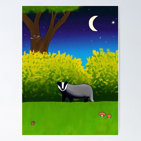 Item preview, Vida silvestre iluminada por la luna designed and sold by Bird-Related.