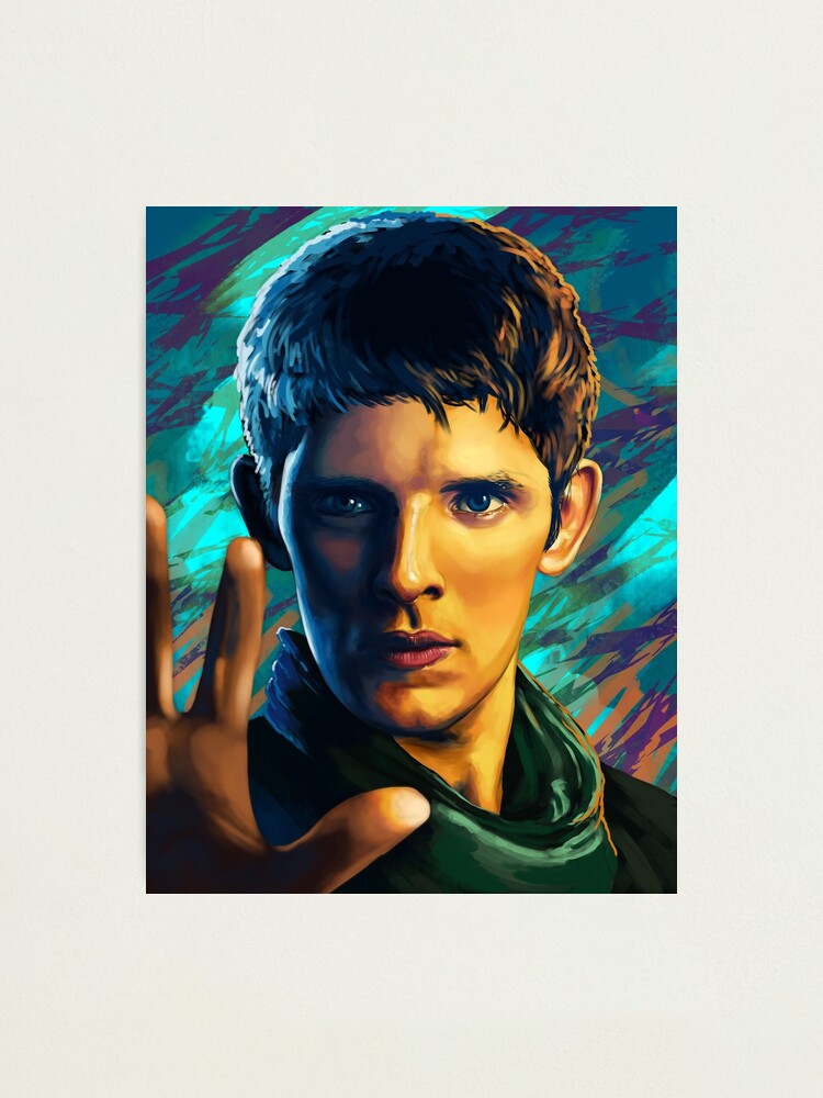 Colin Morgan Merlin Sorcerer Photographic Print For Sale By