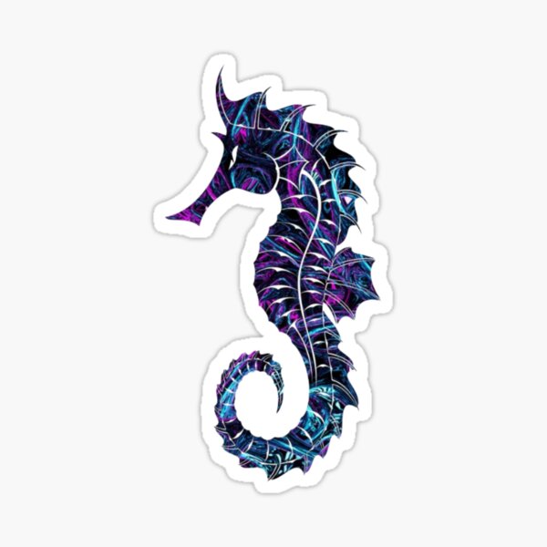 Item preview, Blue Purple Seahorse  designed and sold by Paulele.