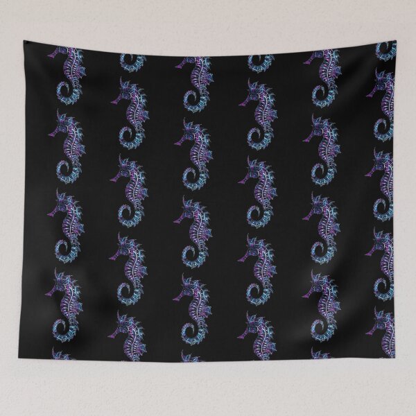 Item preview, Blue Purple Seahorse  designed and sold by Paulele.