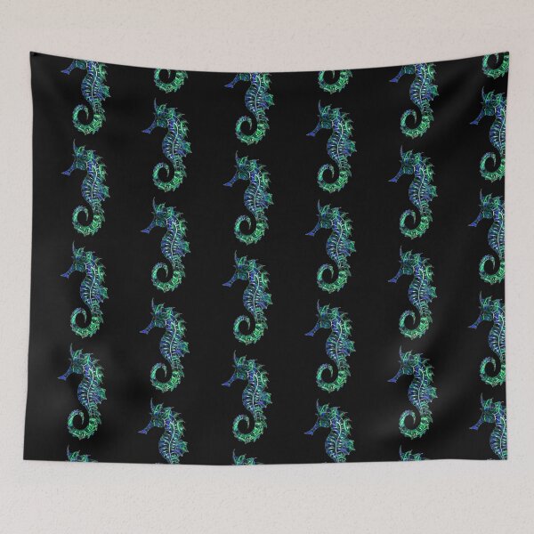 Item preview, Blue Green Seahorse  designed and sold by Paulele.