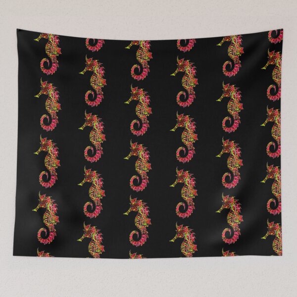 Item preview, Pink and Green Seahorse  designed and sold by Paulele.