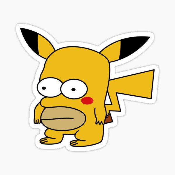 Pikachu Pokemon Sticker – PPON