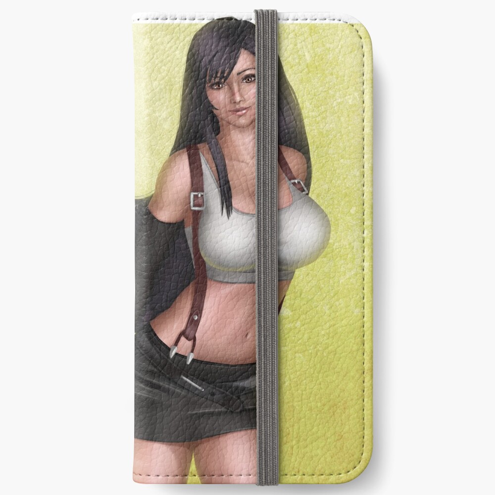 Yellow Victory Pose iPhone Wallet