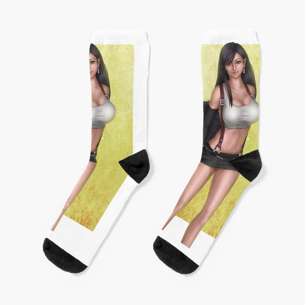 Yellow Victory Pose Socks