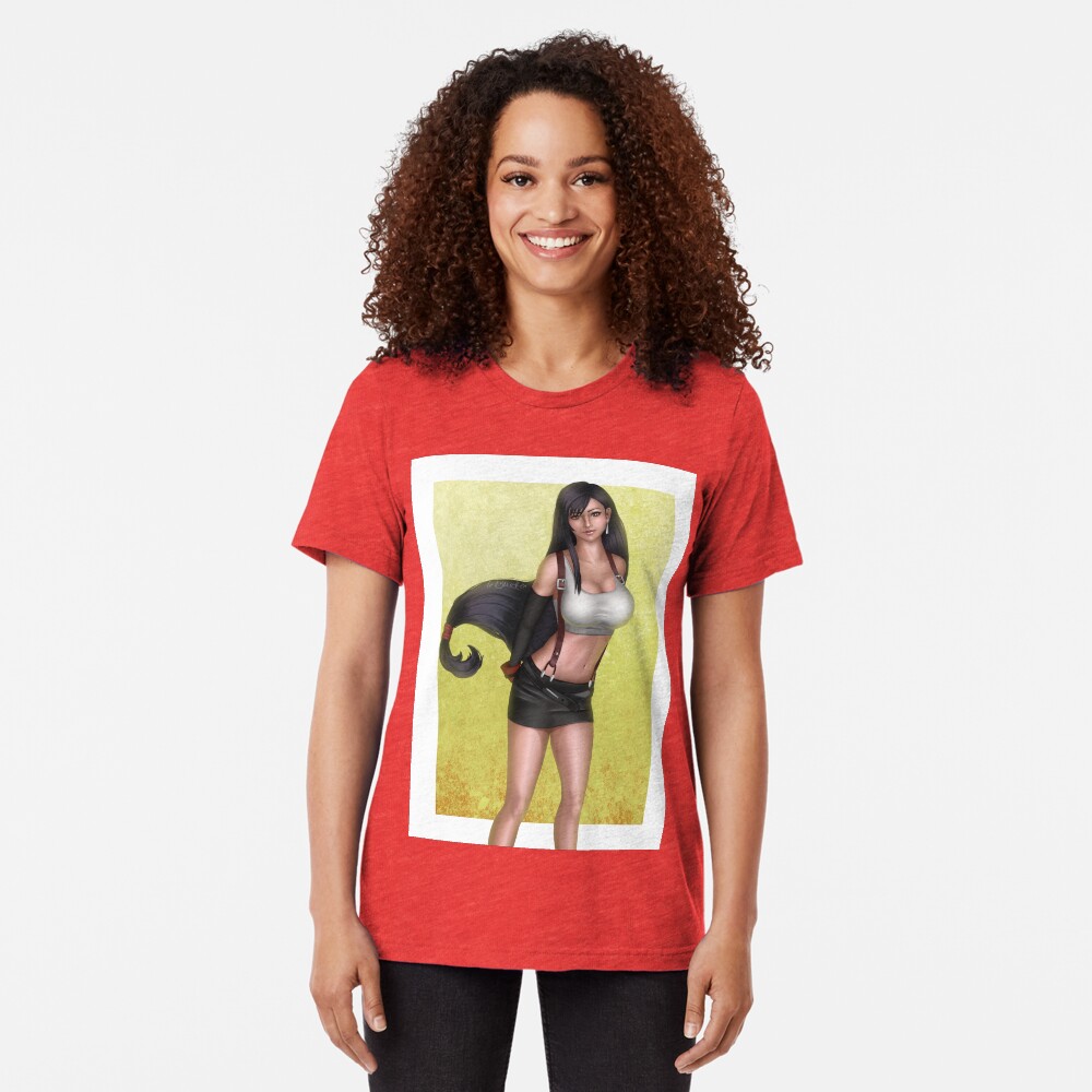 Yellow Victory Pose Tri-blend T-Shirt