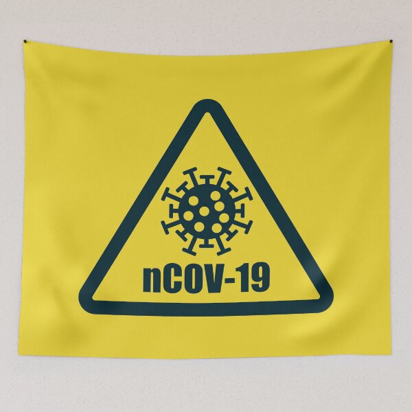 Item preview, nCOV-19 biohazard danger sign illustration designed and sold by IuriiVlasenko.