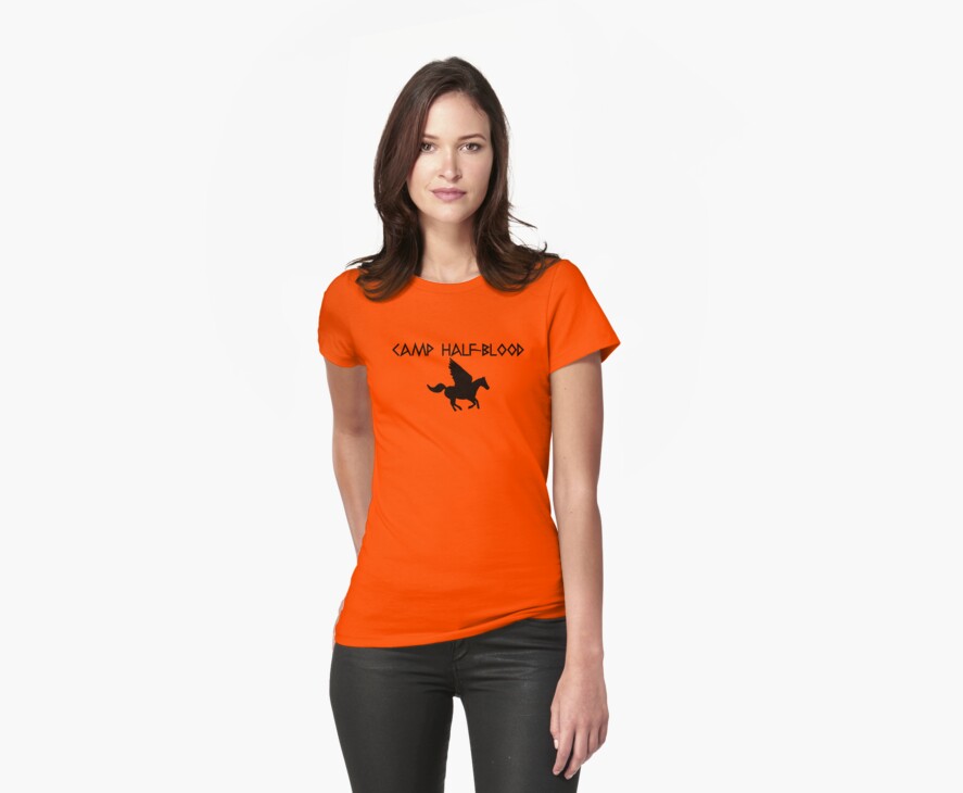 "Camp HalfBlood" Womens Fitted TShirts by katemonsoon Redbubble