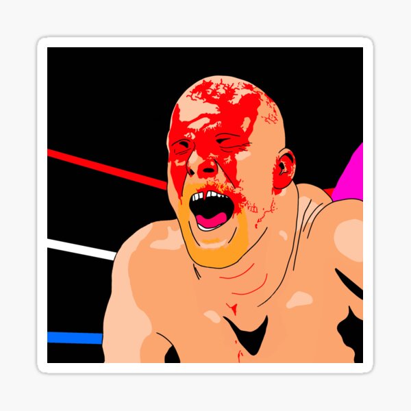 Crimson Mask, Stone Cold vs Bret Hart Sticker
