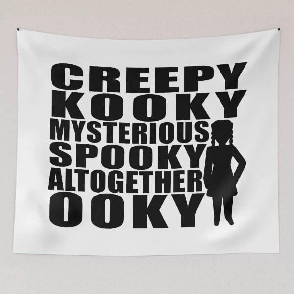 Item preview, Addams Family - Wednesday Addams- Creepy & Kooky designed and sold by I Don't Care Wear.