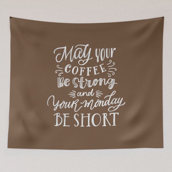 Item preview, Funny Strong Coffee Lover Short Monday designed and sold by UniQueensShop.