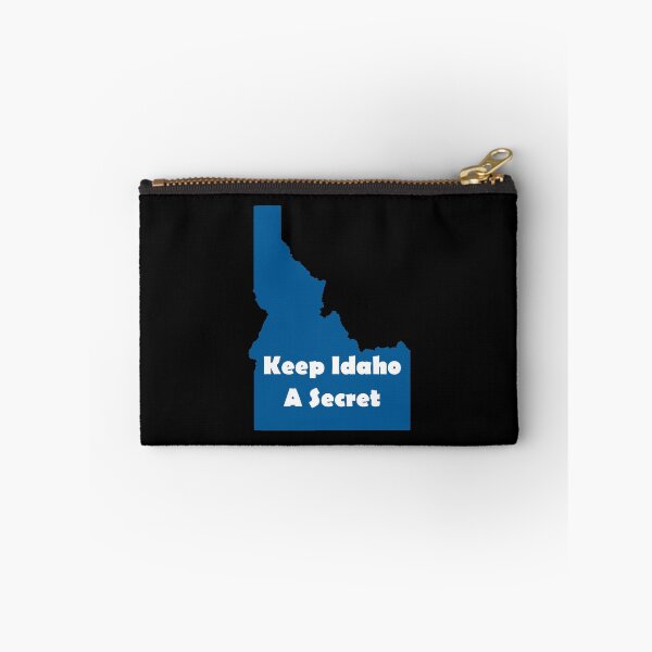 Item preview, Keep Idaho a secret - blue designed and sold by ScapegoatPrints.