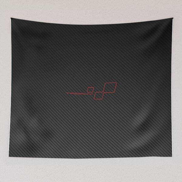 Item preview, RS Trophy Carbon Style Emblem - Performance Car Inspired Poster designed and sold by Road To Track.