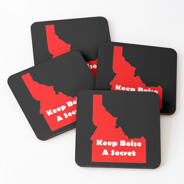 Item preview, Keep Boise a secret - red designed and sold by ScapegoatPrints.