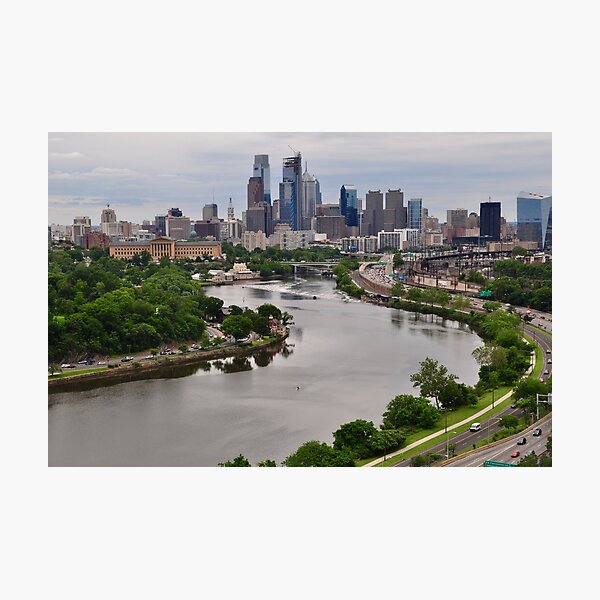 Philadelphia from the Schuylkill River Photographic Print
