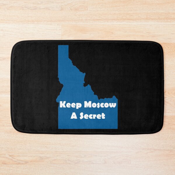 Item preview, Keep Moscow a secret - blue designed and sold by ScapegoatPrints.