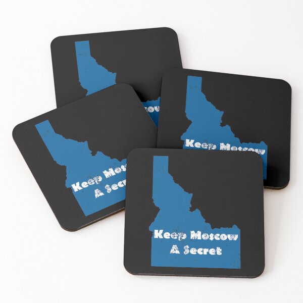 Item preview, Keep Moscow a secret - blue grunge designed and sold by ScapegoatPrints.